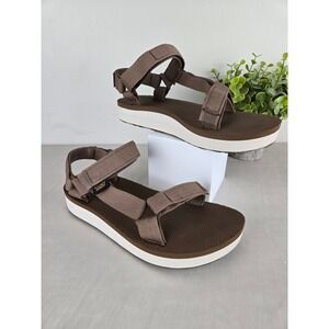Teva Universal Platform Sandals Brown Womens Size 7‎ Platform Strappy Sporty